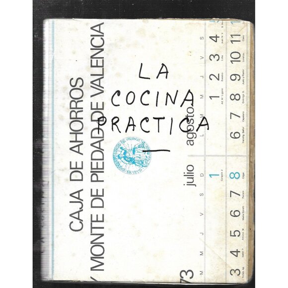 unknown Other - La Cocina Práctica Antique Spanish Cookbook Picadillo Early 20th Cent. Rebound